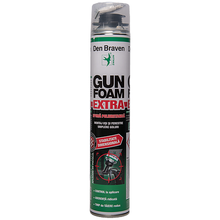 Amenajari Pentru Interior - PU36944 SPUMA POLIURETANICA GUN FOAM EXTRA PISTOL 750ML DENBRAVEN