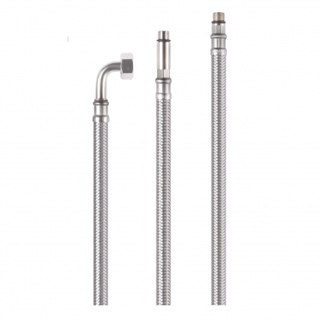 Racorduri flexibile si stuturi - RACORD APA 3/8-3/8 30CM TUCAI