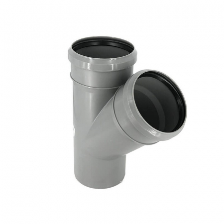 Fitinguri din PVC pentru canalizari exterioare - RAMIFICATIE PVC GRI 110 40 45