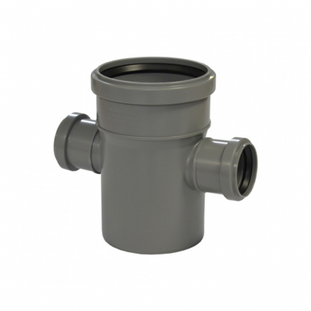 Fitinguri din PVC pentru canalizari exterioare - RAMIFICATIE PVC GRI 50-50-87