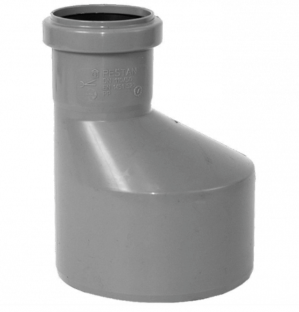 Fitinguri din PVC pentru canalizari exterioare - REDUCTIE PVC GRI 110-75
