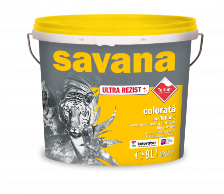Gleturi si Ipsos - SAVANA CU TEFLON BAZA TRANSPARENT 9L