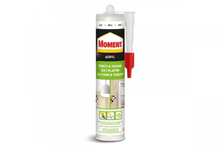 Amenajari Pentru Interior - SILICON ACRYL ALB 280ML MOMENT