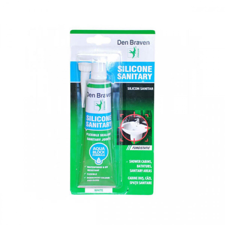 Amenajari Pentru Interior - SILICON SANITAR 80ML ALB DEN BRAVEN