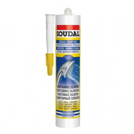 Amenajari Pentru Interior - SILICON SANITAR TRANSPARENT 300ML SOUDAL 103217