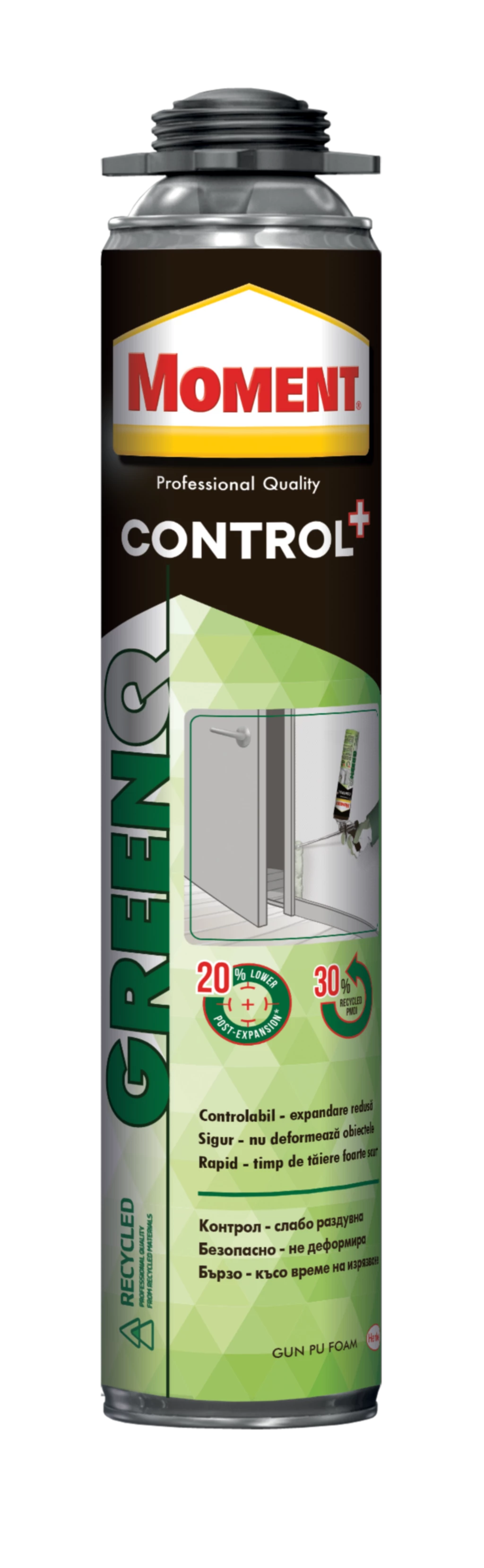 Amenajari Pentru Interior - SPUMA POLIURETANICA PISTOL 750ML GREENQ MOMENT