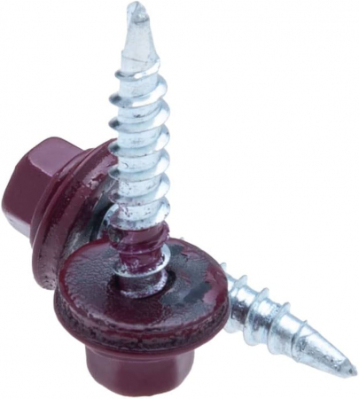 Sisteme De Prindere Si Asamblare - SURUB AUTOFORANT CAP HEX 4.8X25 ROSU
