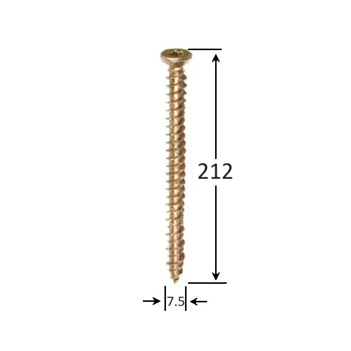 Lipire si taiere - SURUB MONTAJ 7.5X212