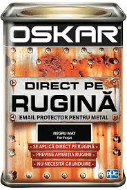 Vopsele - VOPSEA PENTRU RUGINA OSKAR,NEGRU MAT 0,5L