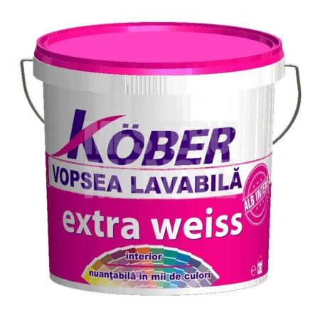 Amenajari Pentru Interior - VOPSEA LAVABILA DE INTERIOR EXTRA WEISS 15L