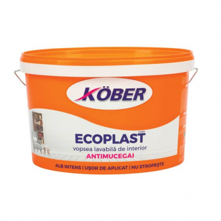 Amenajari Pentru Interior - VOPSEA LAVABILA DE INTERIOR ECOPLAST 8.5L