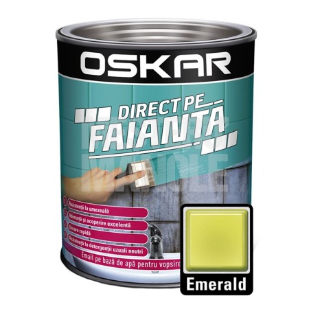 Finisaje Pentru Exterior - VOPSEA OSKAR DIRECT PE FAIANTA, AMBER 0.6L