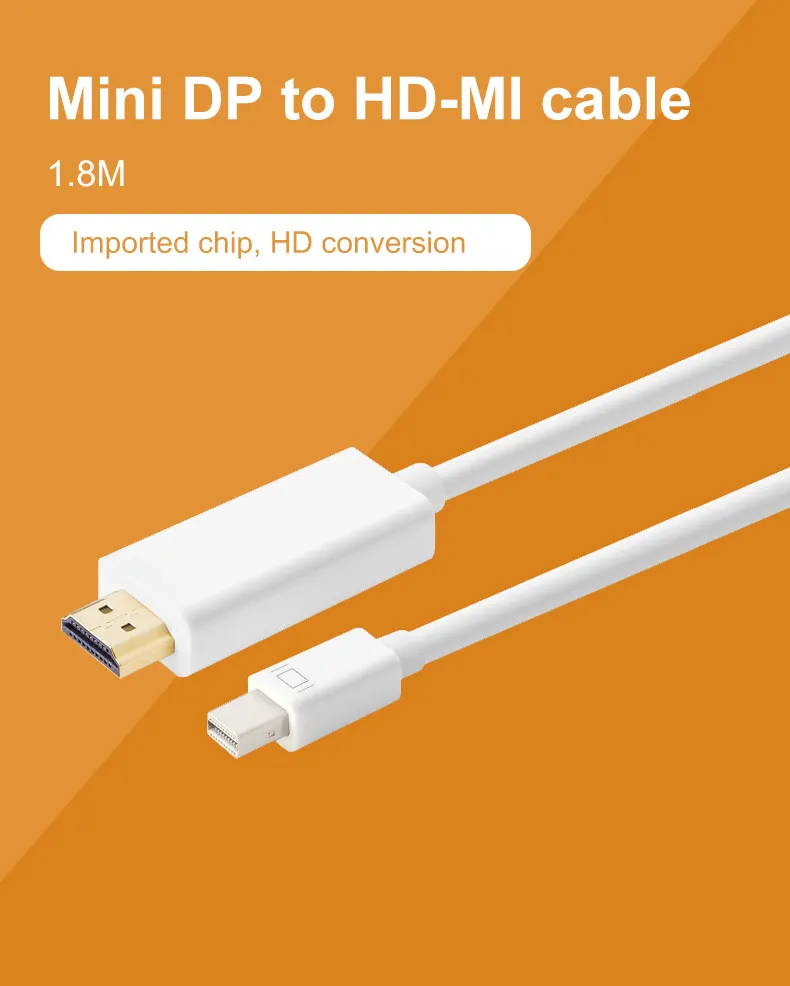 Adaptor-Convertor Cablu Mini Dp la HDMI 1.8m [2]