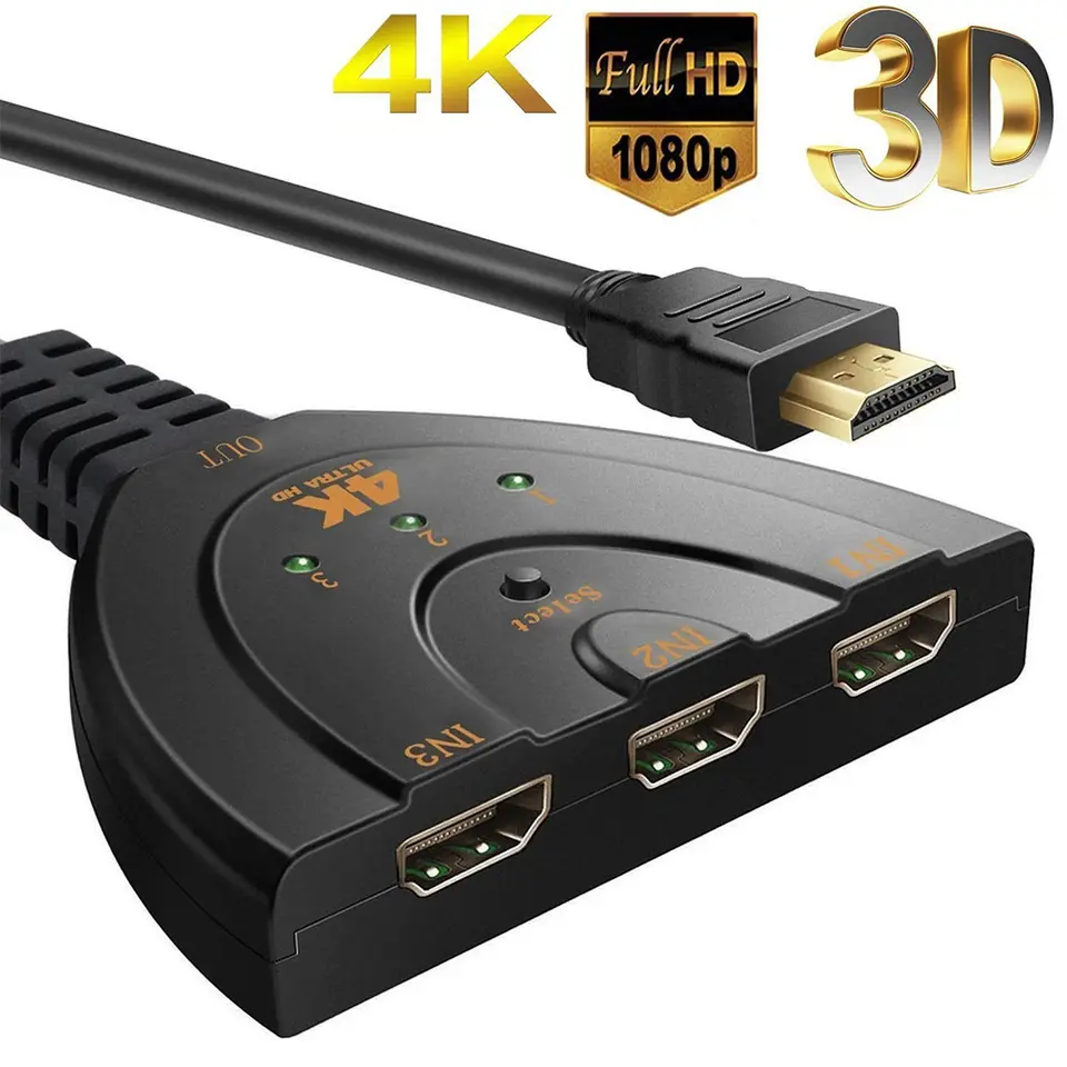 Adaptor-Convertor HDMI 3 Dispozitive [2]