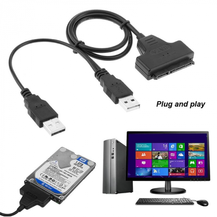 Adaptor-Convertor USB la SATA [3]