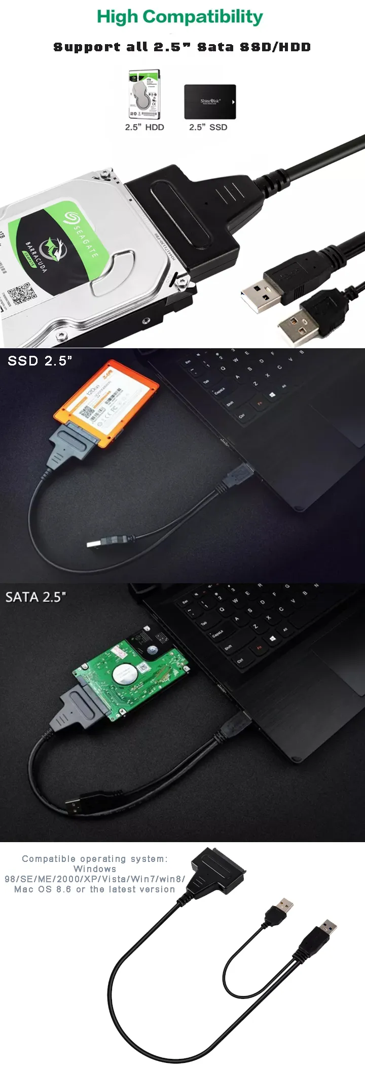 Adaptor-Convertor USB la SATA [6]