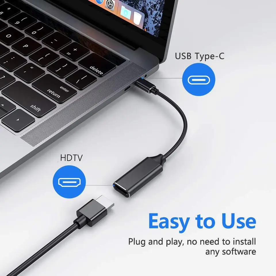 Adaptor-Convertor USB tip C la HDMI [4]