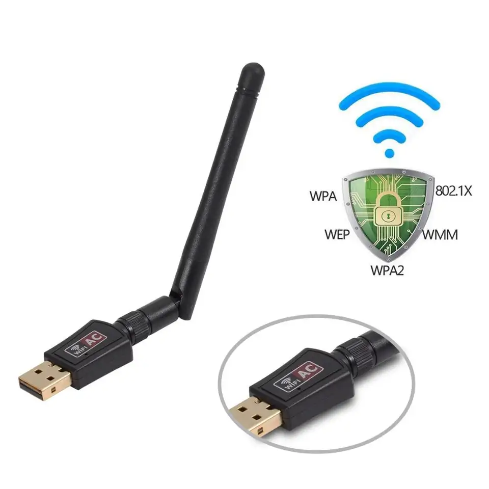 Adaptor Wireless pentru PC Wifi Dual Band 2.4 / 5.8 Gbps [1]