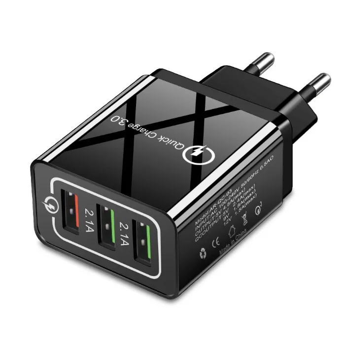Incarcator 3 porturi USB  Incarcare rapida 18W [4]