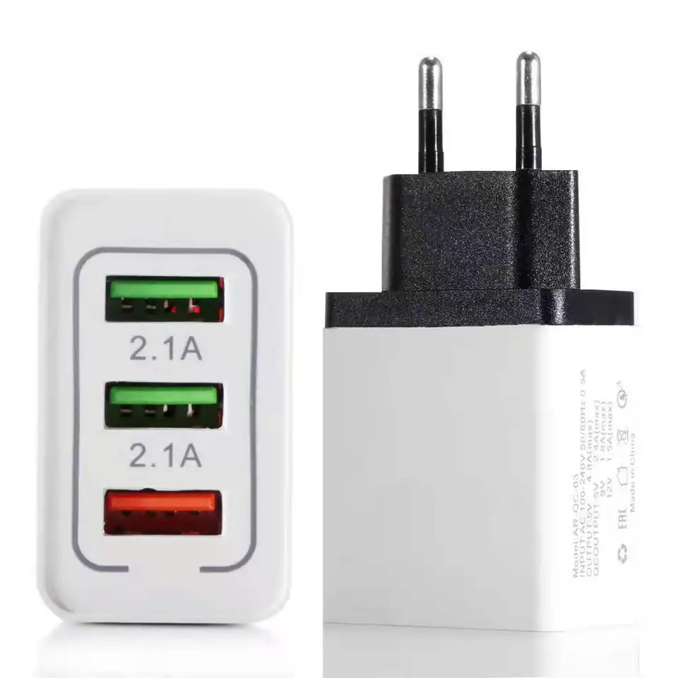 Incarcator 3 porturi USB  Incarcare rapida 18W [2]