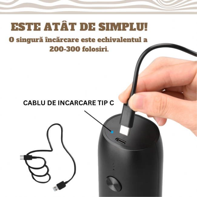 Set 2 rasnite electrice reincarcabile pentru condimente, sare si piper, cu statie de incarcare dubla, perie, lumina LED alba inoxidabil, Nivel rasnire ajustabil, negru, Metadoro [8]