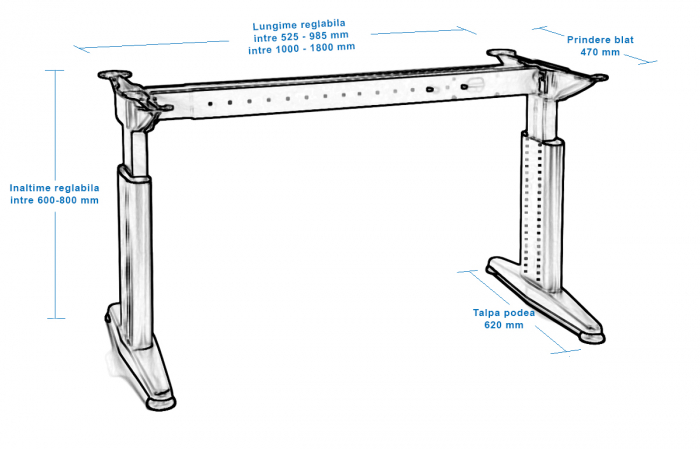 Structura metalica pentru birou model EOS [5]