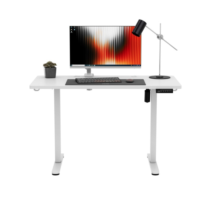 Birou electric reglabil pe înălțime Mark Adler Leader 6.9 alb [21]