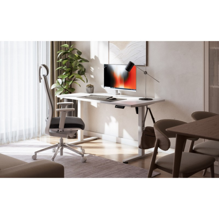 Birou electric reglabil pe înălțime Mark Adler Leader 7.3 alb [10]