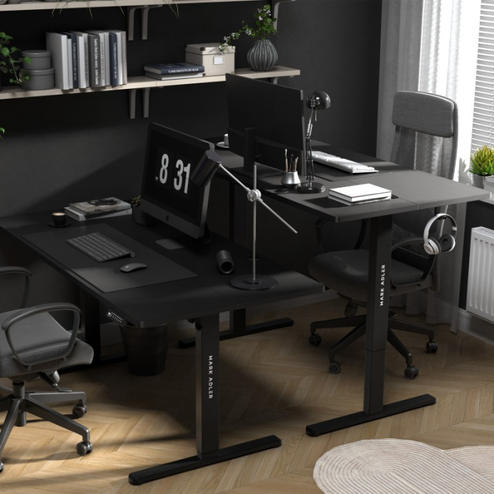 Birou electric reglabil pe înălțime Mark Adler Leader 7.6 negru [6]