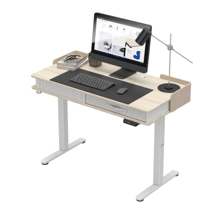 Birou electric reglabil pe înălțime Mark Adler Leader 8.0 alb [9]