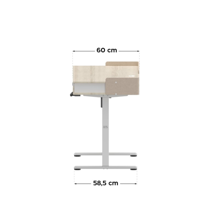 Birou electric reglabil pe înălțime Mark Adler Leader 8.0 alb [11]