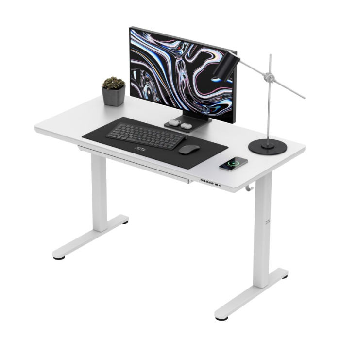 Birou electric reglabil pe înălțime Mark Adler Leader 8.5 alb [9]