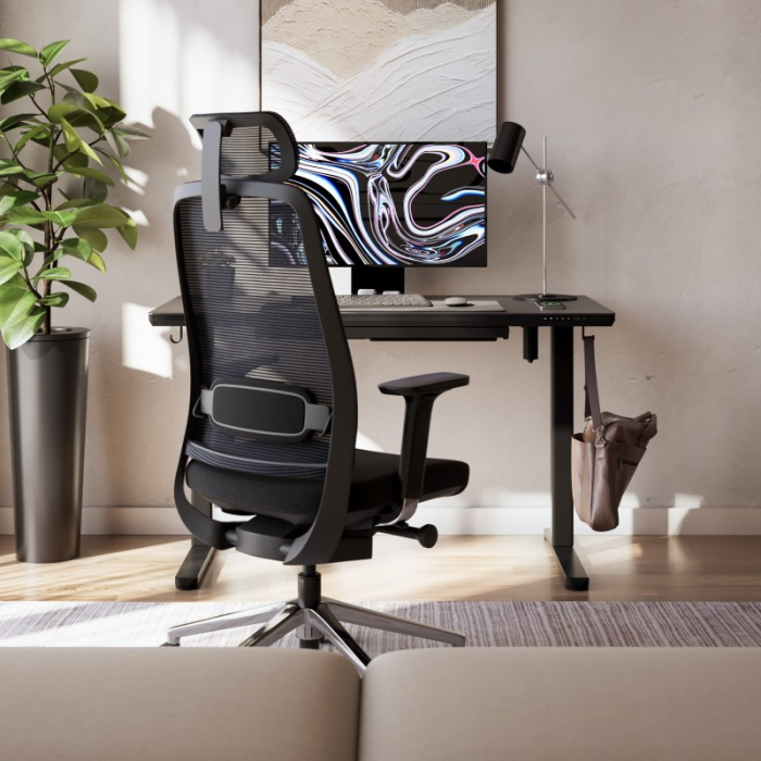 Birou electric reglabil pe înălțime Mark Adler Leader 8.5 negru [4]