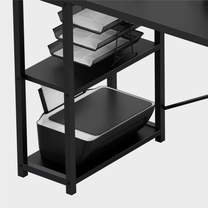 Birou office cu structură metalică Mark Adler Leader 5.9 negru [4]
