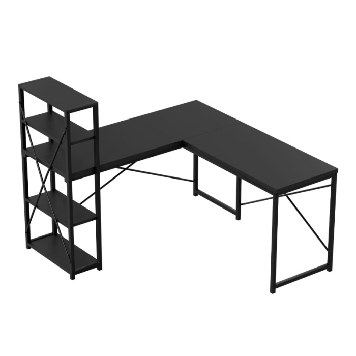 Birou office cu structură metalică Mark Adler Leader 5.9 negru [2]
