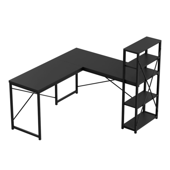 Birou office cu structură metalică Mark Adler Leader 5.9 negru [6]