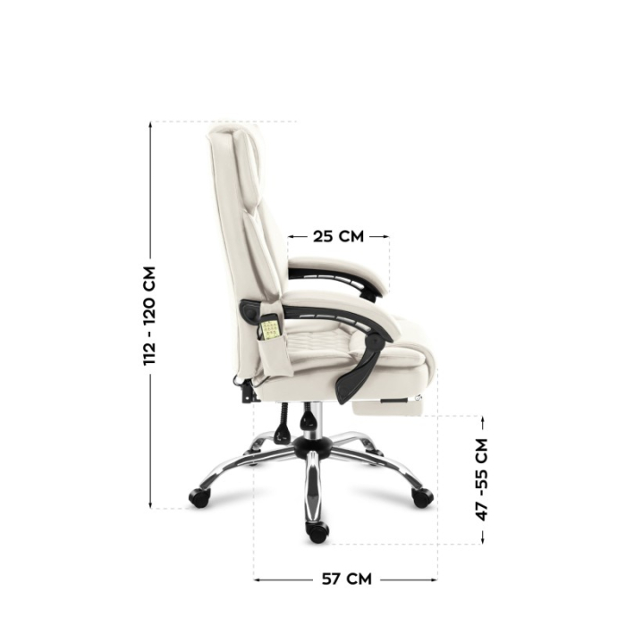 Scaun directorial ergonomic Mark Adler Boss 6.0 bej [8]