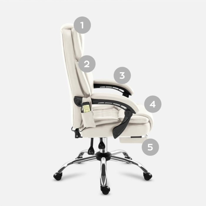 Scaun directorial ergonomic Mark Adler Boss 6.0 bej [10]