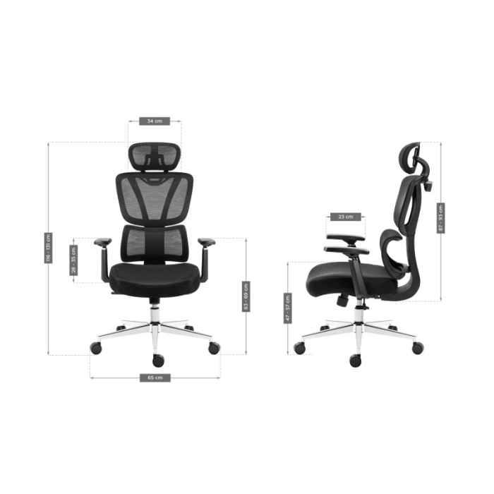 Scaun ergonomic de birou Mark Adler Expert 4.6 negru [14]
