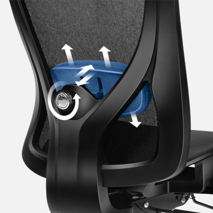 Scaun ergonomic de birou Mark Adler Expert 5.3 negru [4]