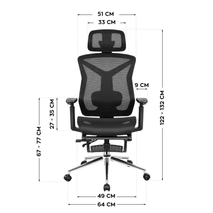 Scaun directorial ergonomic Mark Adler Expert 5.7 negru [8]