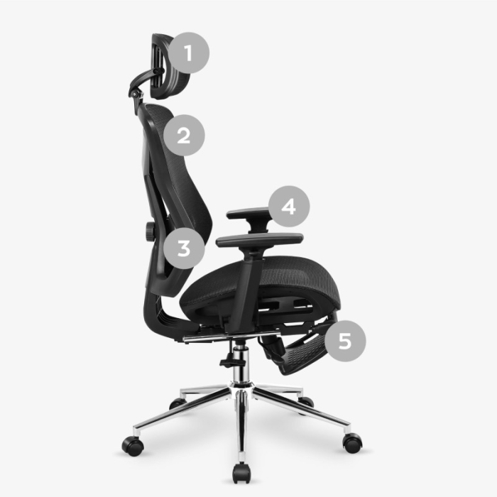 Scaun directorial ergonomic Mark Adler Expert 5.7 negru [14]