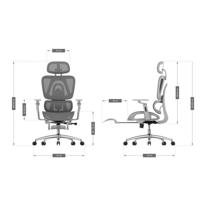 Scaun directorial ergonomic Mark Adler Expert 7.9 gri [14]