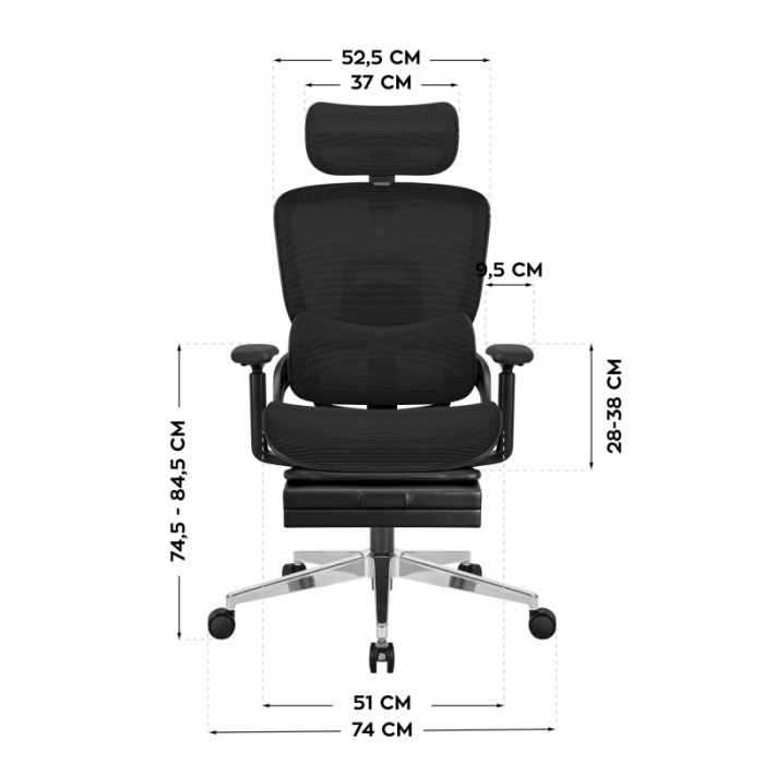Scaun directorial ergonomic Mark Adler Expert 9.3 negru [9]
