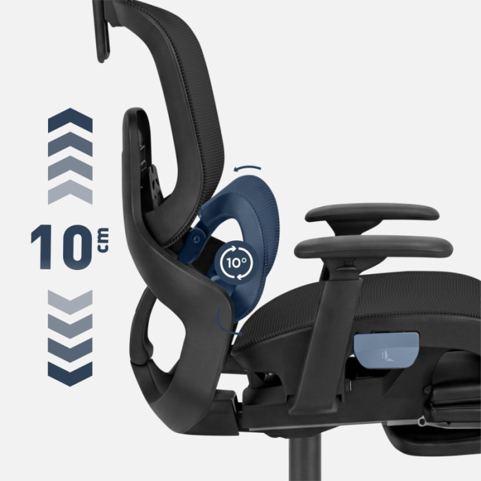 Scaun directorial ergonomic Mark Adler Expert 9.3 negru [3]