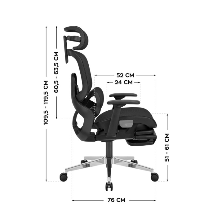 Scaun directorial ergonomic Mark Adler Expert 9.3 negru [10]