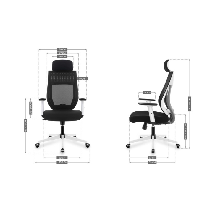 Scaun ergonomic de birou Mark Adler Manager 3.9 negru [7]