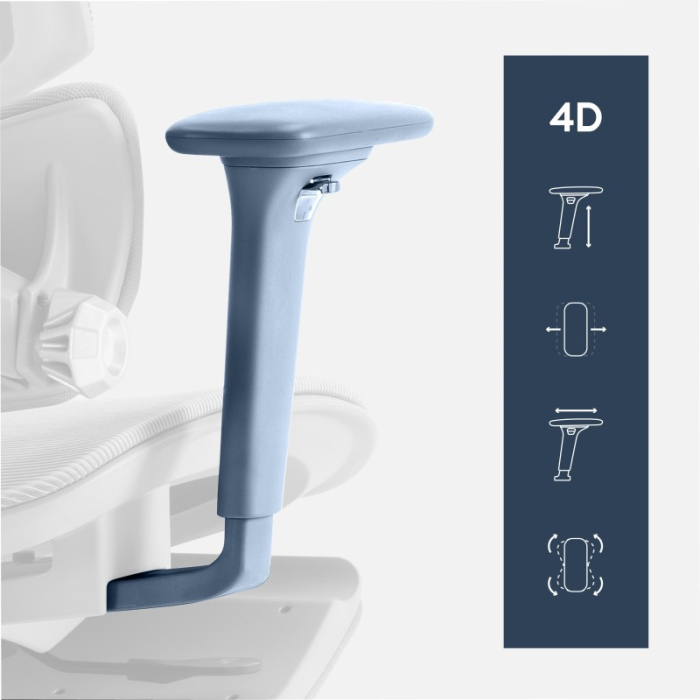 Scaun ergonomic de birou Mark Adler Expert 8.7 gri [8]