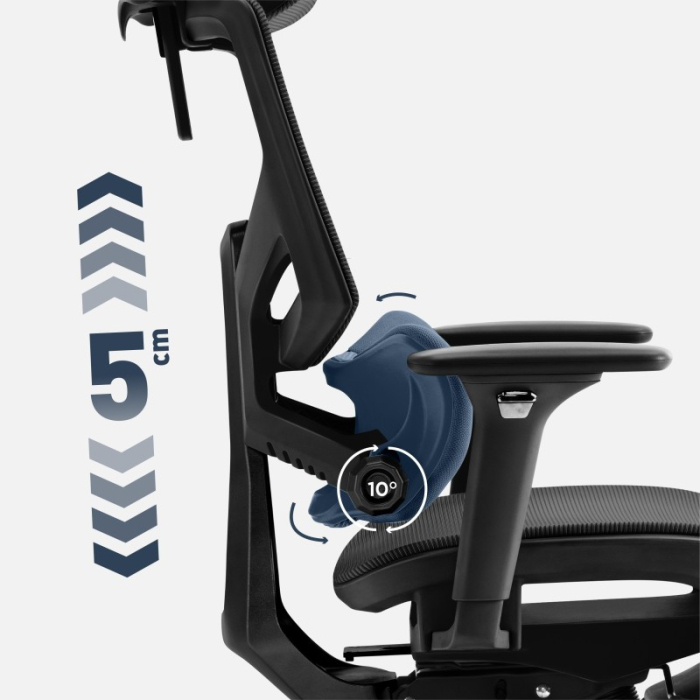 Scaun ergonomic de birou Mark Adler Expert 8.7 negru [5]