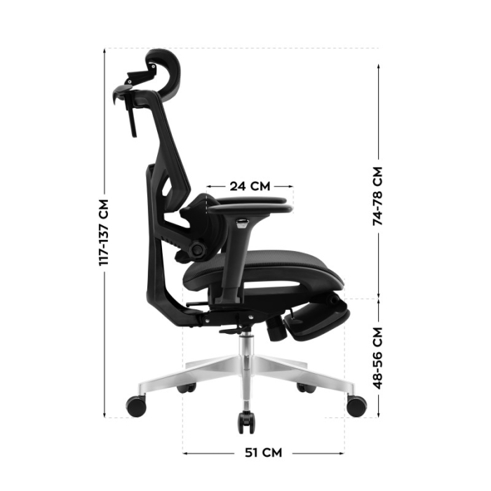 Scaun ergonomic de birou Mark Adler Expert 8.7 negru [14]